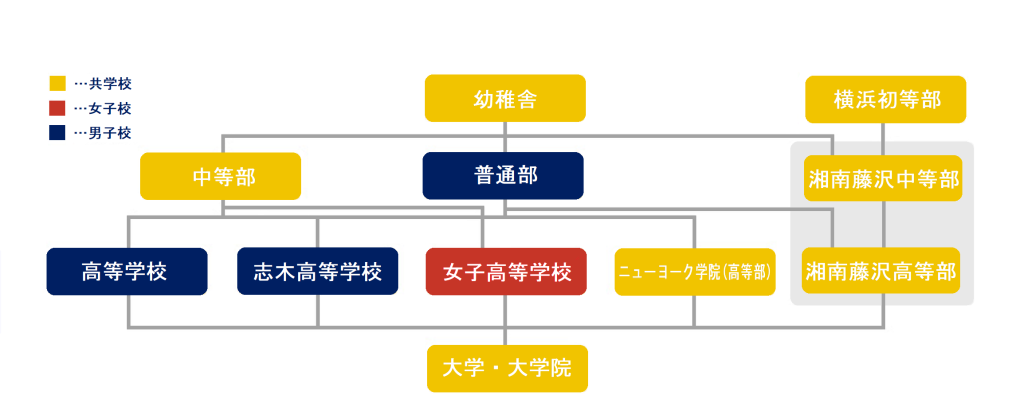 慶應付属中高の見取り図
